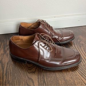 Bostonian Nordstrom Men’s Brown Business Oxford Split Toe Leather Dress Shoes